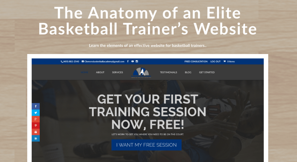 Basketball Trainer's Website